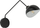 Lampë muri Sigma Lighting Roy 32435, E27, metal, e zezë