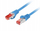 Kabllo rrjeti Lanberg PCF6-10CU-0100-B, Cat6 S FTP, 1m, blu