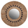 Pasqyrë muri e rrumbullakët Φ70cm (HM7834), zezë