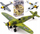 Пластична играчка авион Yokomisiad BF-109, модел за фрлање, за деца 8+, шарен
