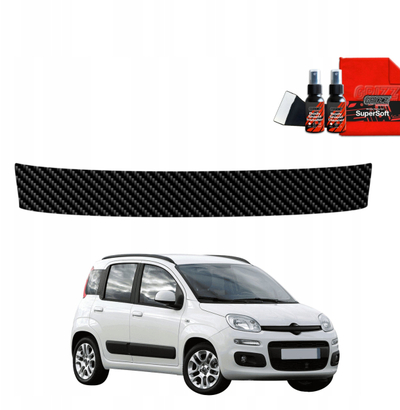 Folie karboni prag bagazhi Fiat Panda 3, Hatchback 5D 2011-2016, e zezë