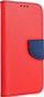 Kllëf telefoni Fancy Book për Samsung Galaxy A23 5G, kapak portofol, lëkurë eco, i kuq