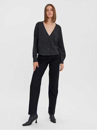 Pulovër Vero Moda VMDOFFY, e zezë