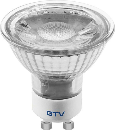 Llambë GTV LED, GU10, 5W, transparente
