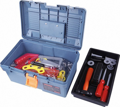 Set lodrash veglash LEAN Toys 20278, kuti veglash me gjithë aksesorët