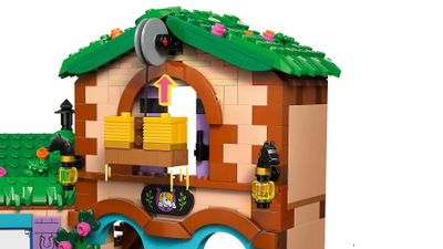 Lodër LEGO Friends Farm and Stable for Pony 42654, sete ndërtimi, me stallë