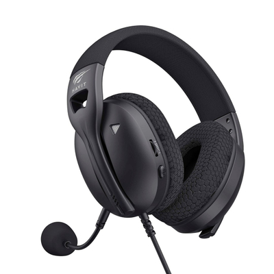 Kufje gaming Havit Fuxi H5d, 3.5mm, me mikrofon, të zeza