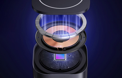 Безжичен полнач со држач ESR HaloLock 2 во 1, MagSafe, за iPhone, црн