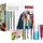 Set Clarins Supra Lift & Curl Mascara Maskarë qerpikësh 8 ml + Laps për sy + Pastrues grimi 50 ml + Krem për sy 7 ml