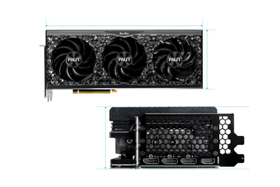 Графичка картичка Palit GameRock OmniBlack GeForce RTX 4070 Ti SUPER, 16GB GDDR6X, црна
