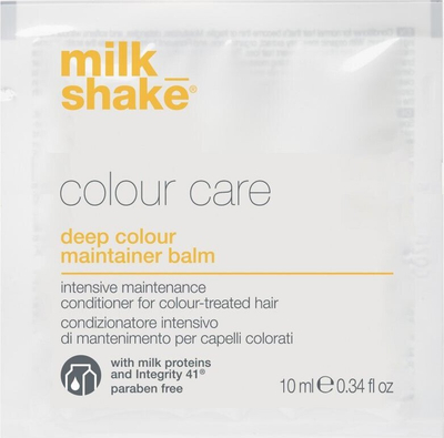 Balsam flokësh Milk Shake Colour Care, me proteina qumështi, për flokë të lyer, 10 ml