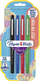 Set stilolapsa Paper Mate Flair, majë fiber 0.7 mm, 4 copë, ngjyra të përziera