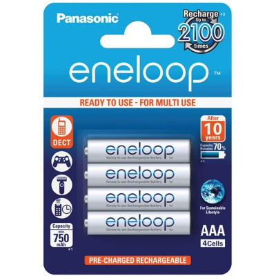 Bateri Panasonic Eneloop AAA/4B