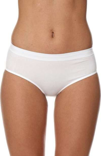 Mbathje hipster Brubeck Classic Comfort Cotton, për femra, përditshme, të bardha, madhësia S