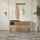Stol për koridor Decortie Heaton, 110x37x56cm, kafe e hapur