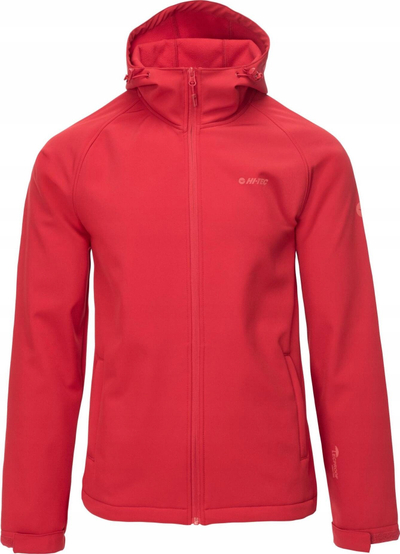 Xhaketë softshell Hi-Tec CORE BRUNI, për meshkuj, e papërshkueshme nga uji, madhësia M, e kuqe