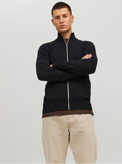 Triko Jack&Jones JJEEMIL, e zezë