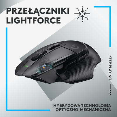Set gaming Logitech G502 X Lightspeed HERO 25K me mauspad G640 SE, pa kabllo, i zi