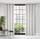 Perde Eurofirany Drape 386684, 140 x 250 cm, poliester, e bardhë