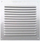 Grilë ventilimi Air Grill 15x15 cm, alumini 0.6 mm, e bardhë