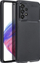 Mbrojtëse karboni për telefon Samsung Galaxy A52 LTE, TPU i butë, kundër goditjeve, e zezë