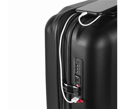 Valixhe Wenger Zenyt Carry-On Hardside Case, e zezë