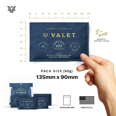 Pako kontrolli lagështie Valet Airtight 69% Humidity, 60g, set 12 copë