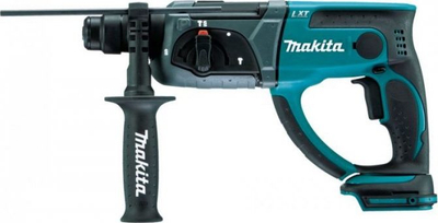 Çekiç elektrik me goditje Makita DHR202Z, 18V, SDS Plus, blu