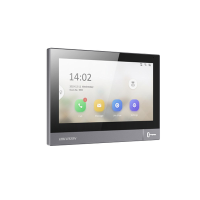 Monitor videointerfonik Hikvision DS-KH8381-WTE1, 7", LAN PoE, i zi