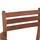 Karrige me mbështetëse Kempo HM6358, dru teak, 58x58.5x88 cm, ngjyrë natyrale