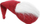 Figurë dekorative Xmas A Standing Red Gnome, vajzë, e kuqe