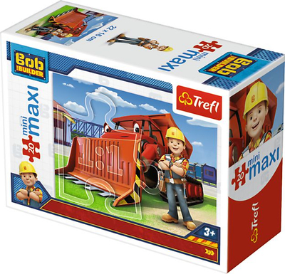 Lojë enigmë Trefl Puzzle 20 miniMaxi - Bob and Machines 4 (248601)