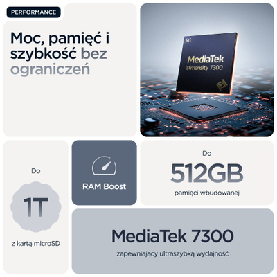 Telefoni Motorola Edge 60 Fusion 5G, 8GB 256GB, 6.67", blu