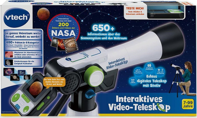 Телескоп за игра VTech Video Telescope Interactive, интерактивен, за деца