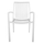 Karrige aluminum BRONCA HM5130.01 54,2x59x83,5 cm, e bardhë