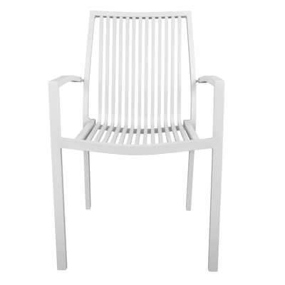Karrige aluminum BRONCA HM5130.01 54,2x59x83,5 cm, e bardhë