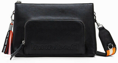 Çantë krahu Desigual Bag-Half Logo 22 Dortmund 22WAXP82 2000, e zezë