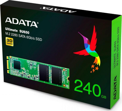 Disk SSD ADATA Ultimate SU650 M.2 2280 SATA III, 240 GB