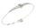 Byzylyk për femra Guess Perfect Illusion JUBB03371JWRH, i argjendtë