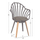 Karrige ngrënie HM ANAIS HM8049.10, 60x61x85.5cm, gri, këmbë druri