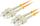 Kabllo optike Lanberg OM2 50/125, 5 m, duplex, portokalli