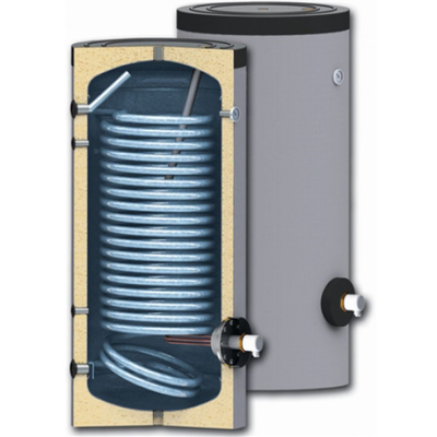Bojler me emajl ACV Sunsystem SWPN200, 200 L, me shkëmbyes nxehtësie 1.9 m