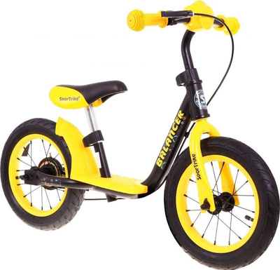 Bicikletë pa pedale Balance Bike, 2 vjeç, rrota të fryrshme, e kuqe