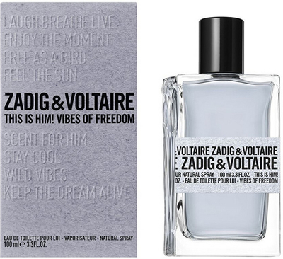 Eau de Toilette Zadig & Voltaire This Is Him! Vibes Of Freedom, 50 ml
