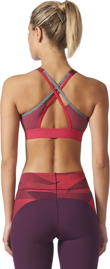 Bra sportiv Adidas Halter Bra BR5216, XXS, e kuqe