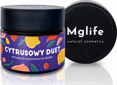 Deodorant krem Mglife Citrus Duo, natyral, 50ml