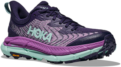Atlete vrapimi për gra Hoka Mafate Speed 4, tekstil sintetik, trail running, vjollcë blu