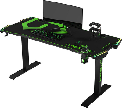 Tavolinë kompjuteri Ultradesk Force, 166 x 70 cm, e gjelbër