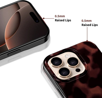 Mbështjellës telefoni Tech-Protect Lamano MagSafe, për iPhone 16 Pro, dizajn Panther, i zi