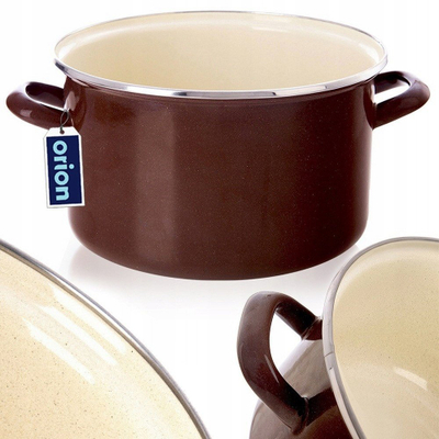 Tenxhere Orion Pot Enamel, 26 cm, 6.5 l, kafe